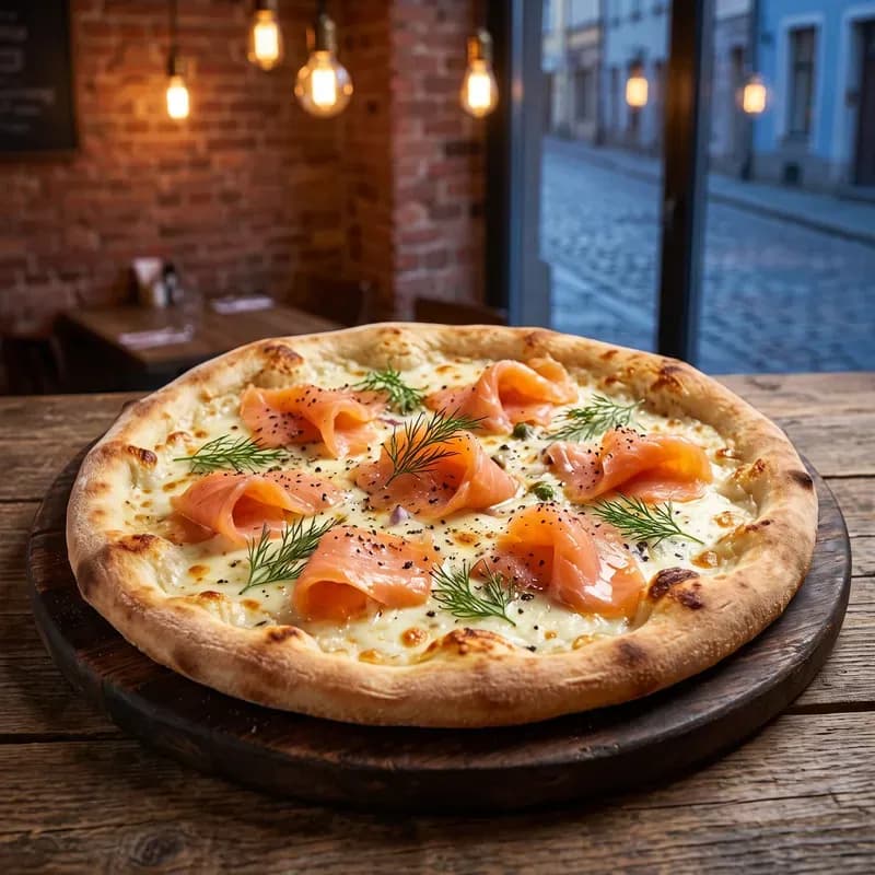 Pizza Saumon