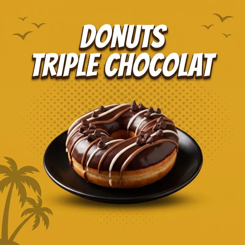 Donuts Triple Chocolat
